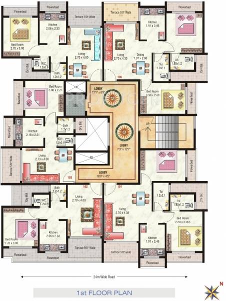 Images for Cluster Plan of Jai Ganesh Residency