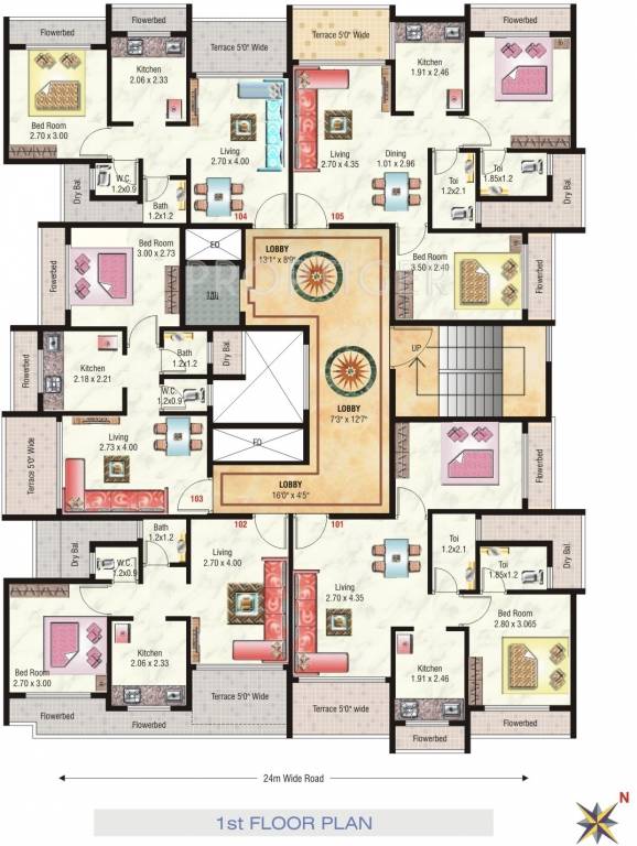 Images for Cluster Plan of Jai Ganesh Residency