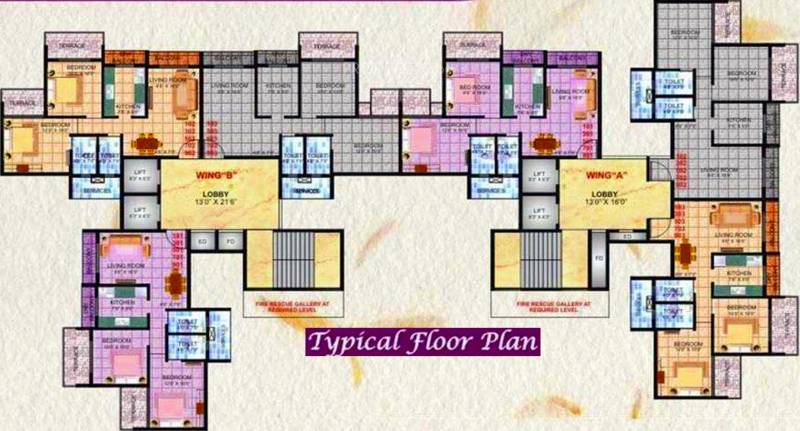 Images for Cluster Plan of Bhagwati Hari Heights