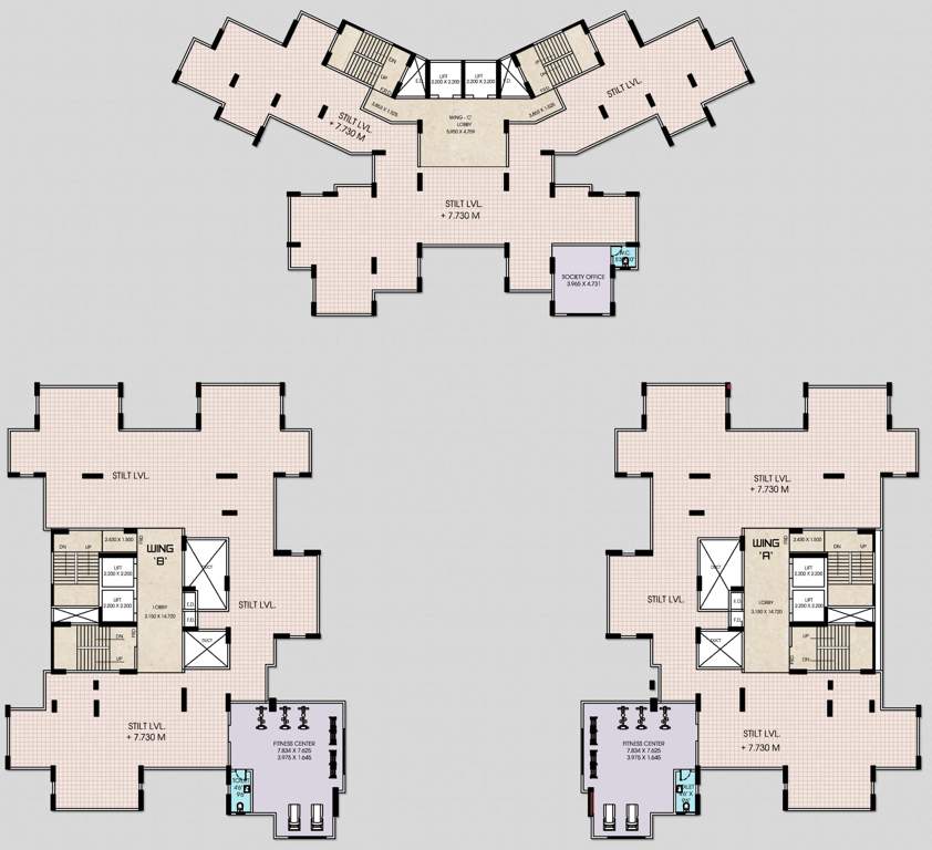  bay bliss Images for Cluster Plan of Bhagwati Bay Bliss