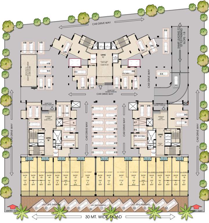  bay bliss Images for Cluster Plan of Bhagwati Bay Bliss