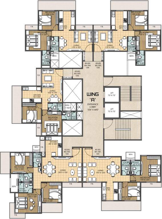  bay bliss Images for Cluster Plan of Bhagwati Bay Bliss