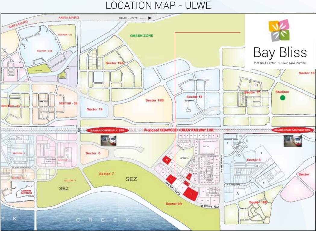  bay bliss Images for Location Plan of Bhagwati Bay Bliss