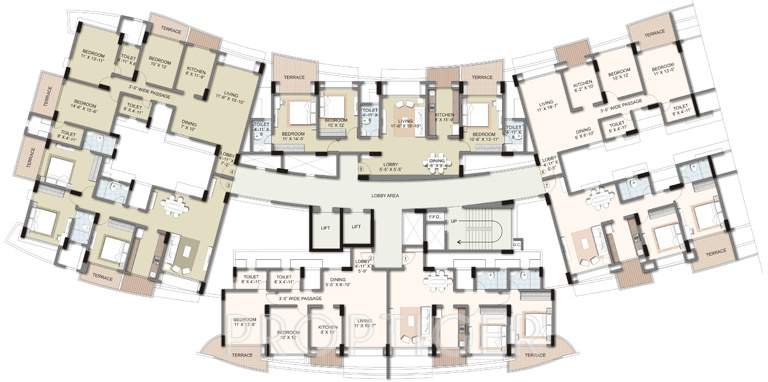  harmony Images for Cluster Plan of Kalpataru Harmony