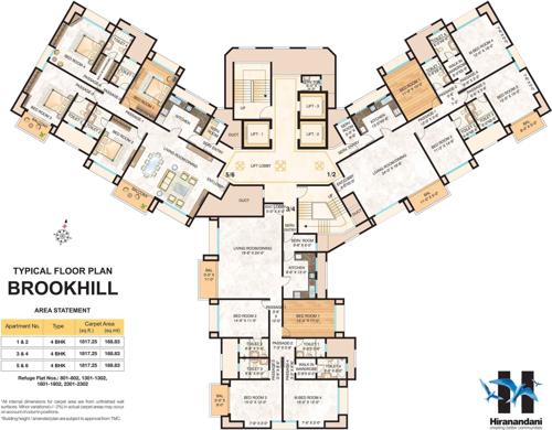  brookhill Images for Cluster Plan of Hiranandani Developers Brookhill