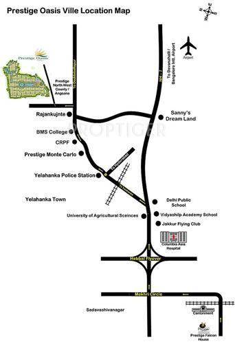 Images for Location Plan of Prestige Oasis oasis Images for Location Plan of Prestige Oasis