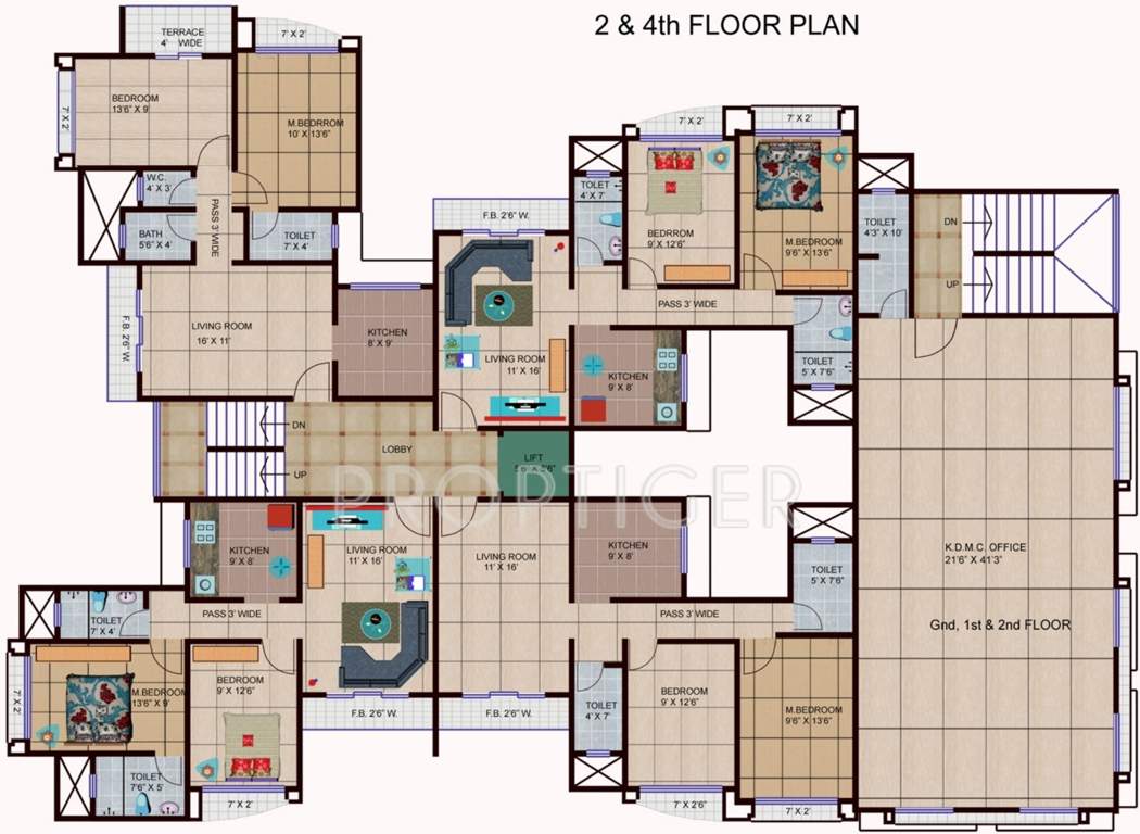 Images for Cluster Plan of Happy Home Group Mumbai Sarvodaya Valley