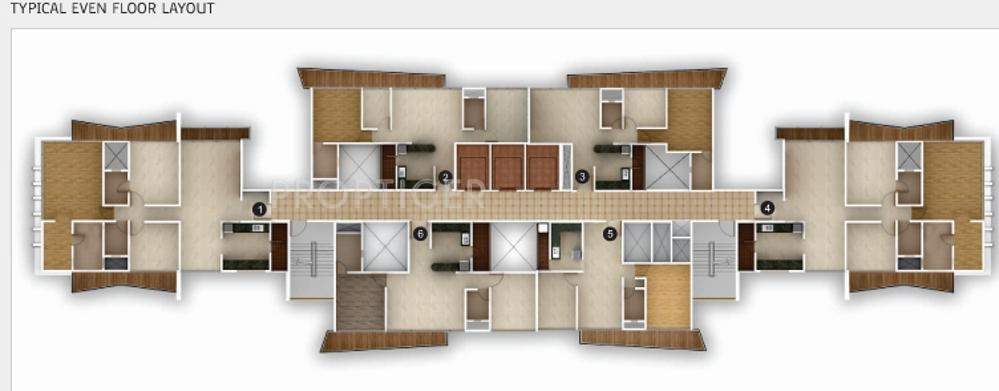 Images for Cluster Plan of Amanora Gateway Towers I