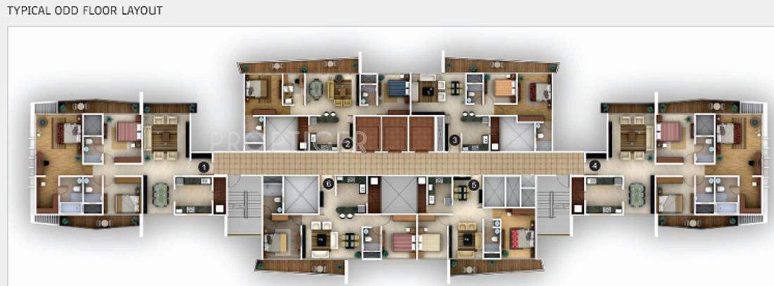 Images for Cluster Plan of Amanora Gateway Towers I