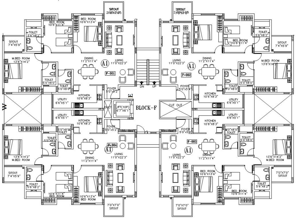  palms Images for Cluster Plan of Bren Palms