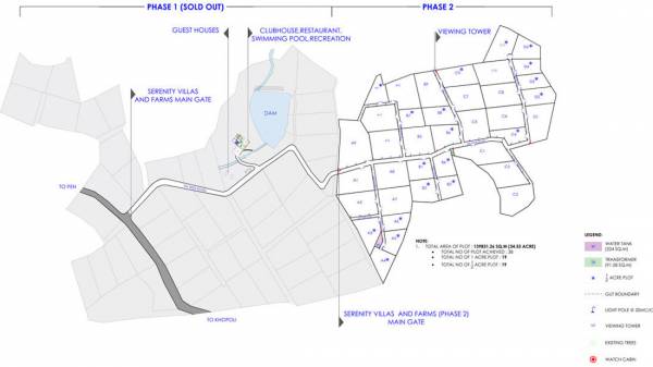  serenity-villas-phase-one Location Plan