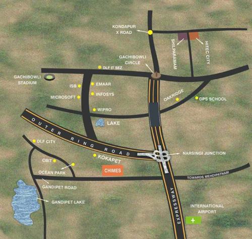  chimes Images for Location Plan of Legend Chimes