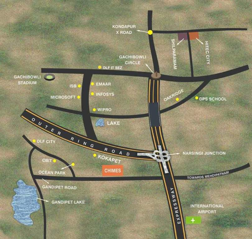  chimes Images for Location Plan of Legend Chimes