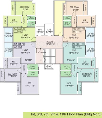 Images for Cluster Plan of Happy Home Sarvodaya Leela