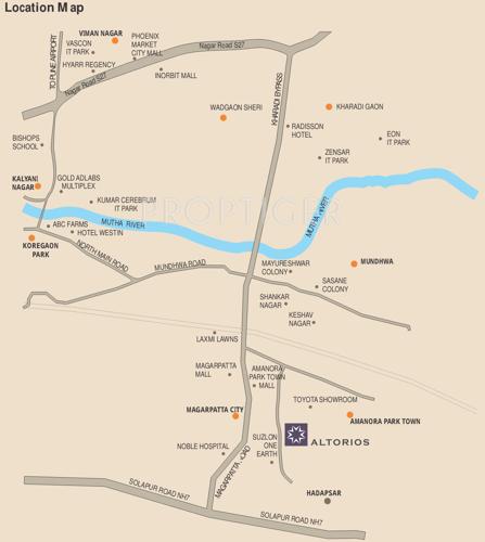  altorios Images for Location Plan of Akshar Altorios