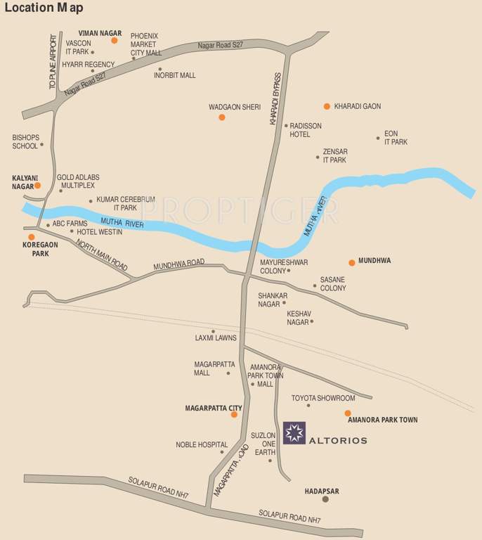  altorios Images for Location Plan of Akshar Altorios