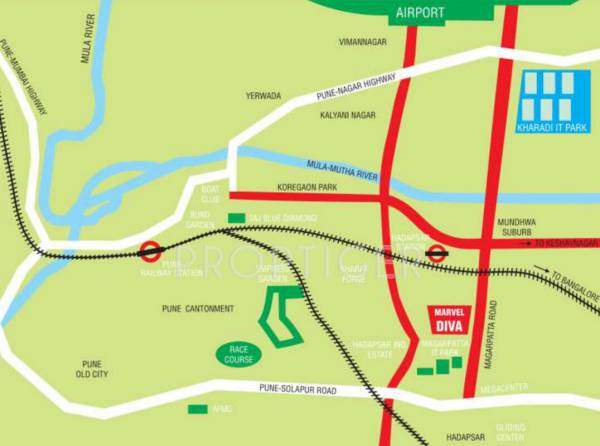 Images for Location Plan of Marvel Realtors Diva 1