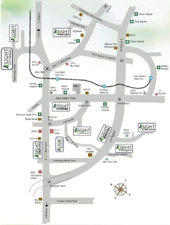  4 sight impression Images for Location Plan of Ganguly 4 Sight Impression