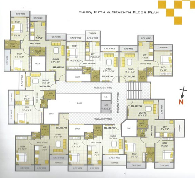 Images for Cluster Plan of Divya Residency