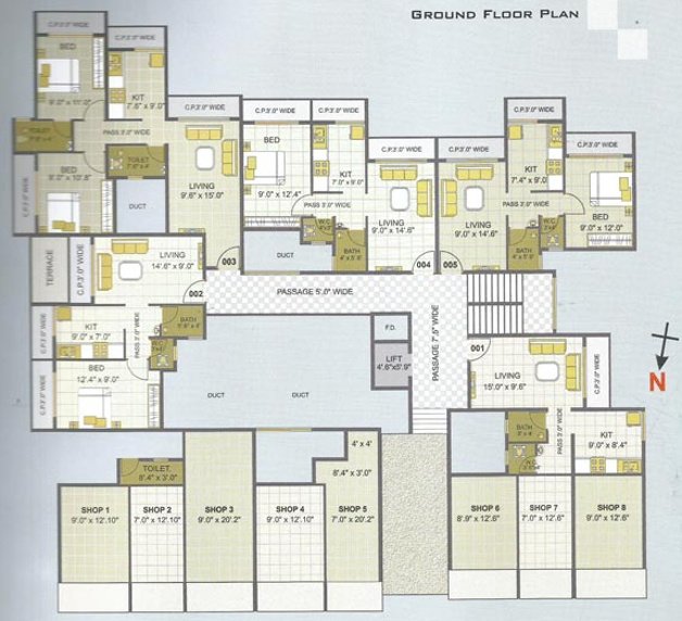 Images for Cluster Plan of Divya Residency