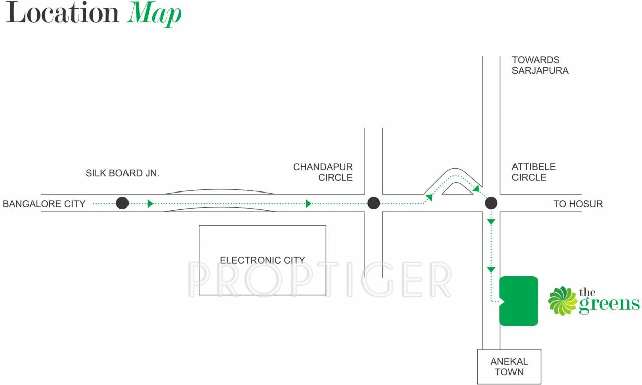 Images for Location Plan of Indya The Greens