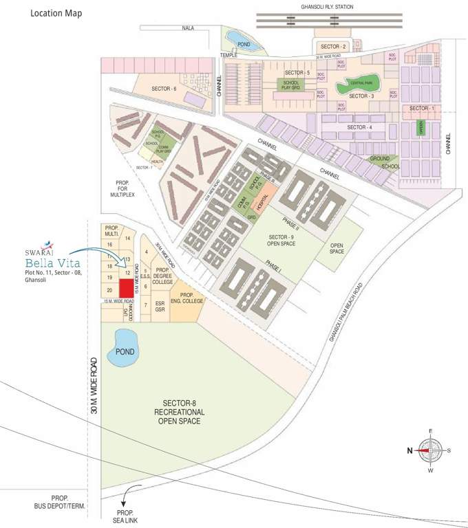  bella vita Images for Location Plan of Swaraj BellaVita