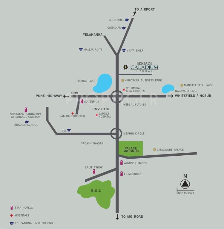  caladium Images for Location Plan of Brigade Caladium