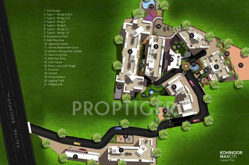  maxciti Images for Layout Plan of Kohinoor Maxciti