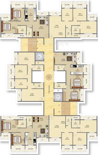 Images for Cluster Plan of Dweepmala Baline Residency