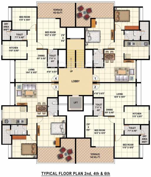 Images for Cluster Plan of Mahaavir Vatika