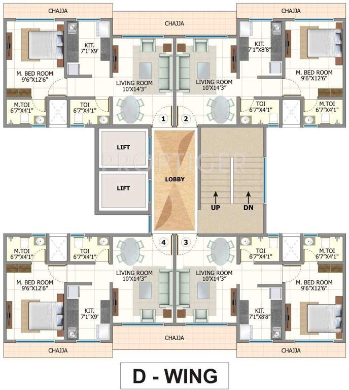 Images for Cluster Plan of Yogsiddhi Sumukh Hills