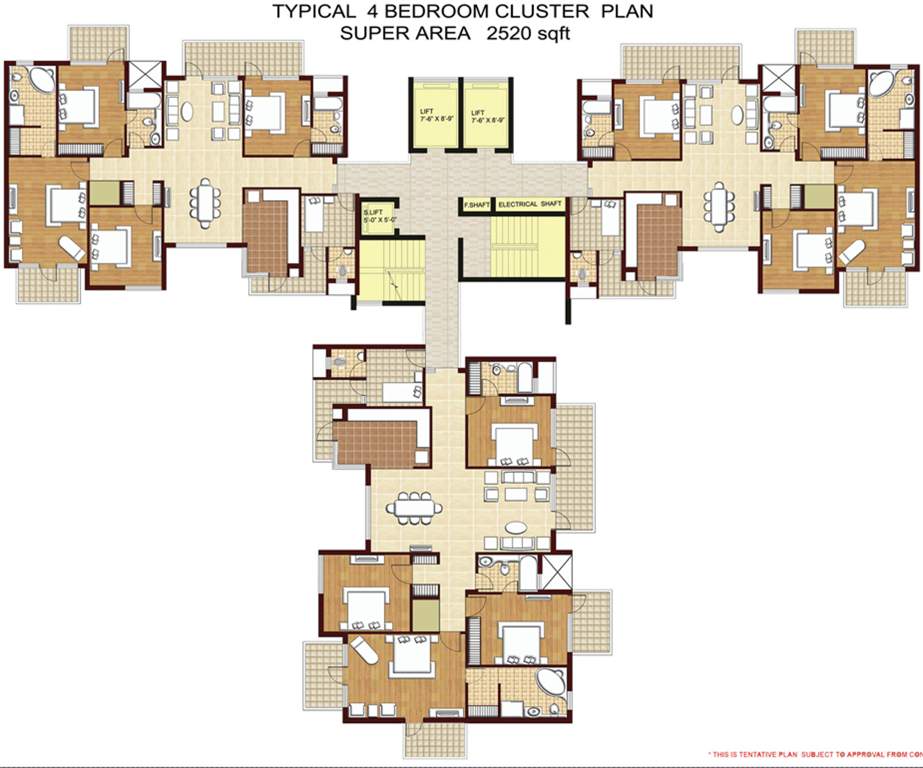  the forest spa Images for Cluster Plan of Omaxe The Forest Spa