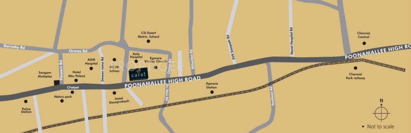 Images for Location Plan of Akshaya 36 Carat