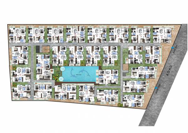 Single Tower Cluster Plan estancia Single Tower Cluster Plan