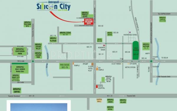 Images for Location Plan of Amrapali Crystal Homes Phase 1