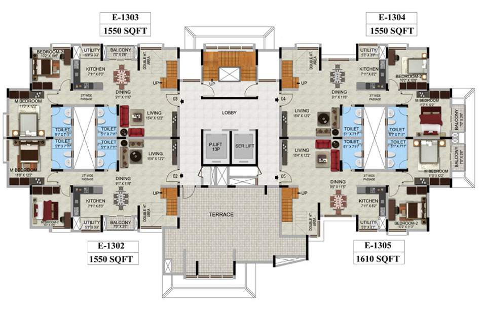 webcity Images for Cluster Plan of Mantri WebCity