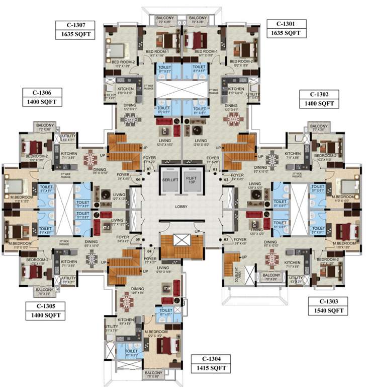 webcity Images for Cluster Plan of Mantri WebCity