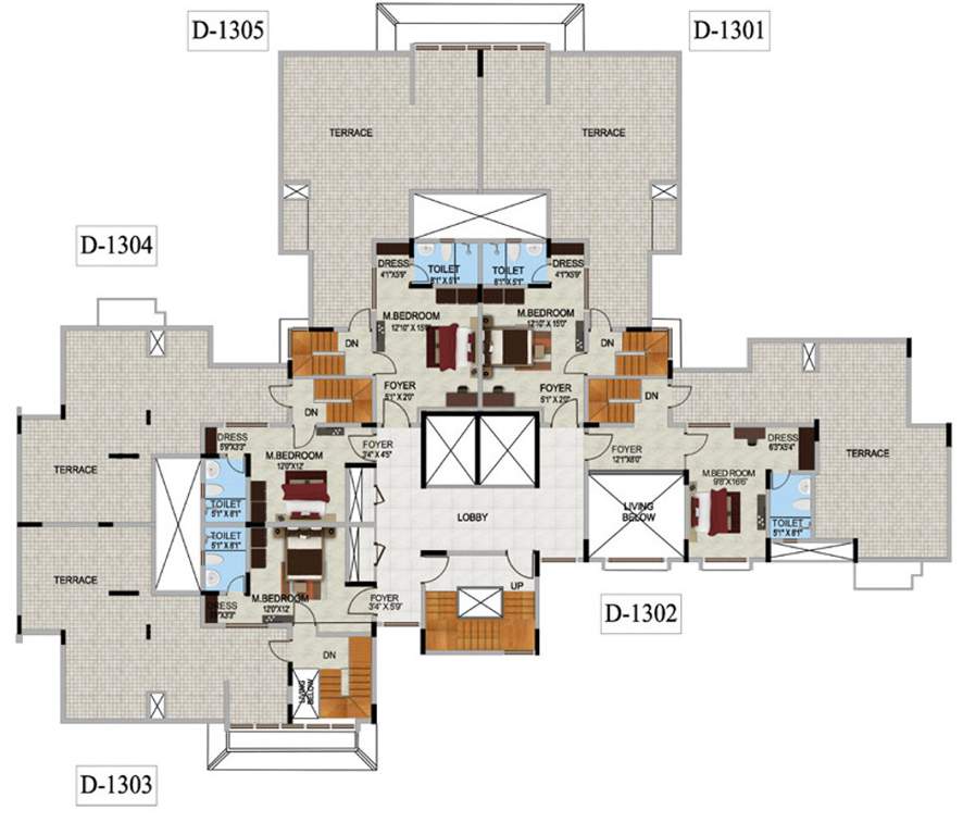 webcity Images for Cluster Plan of Mantri WebCity