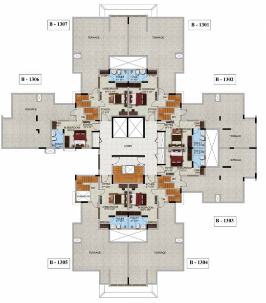  webcity Images for Cluster Plan of Mantri WebCity