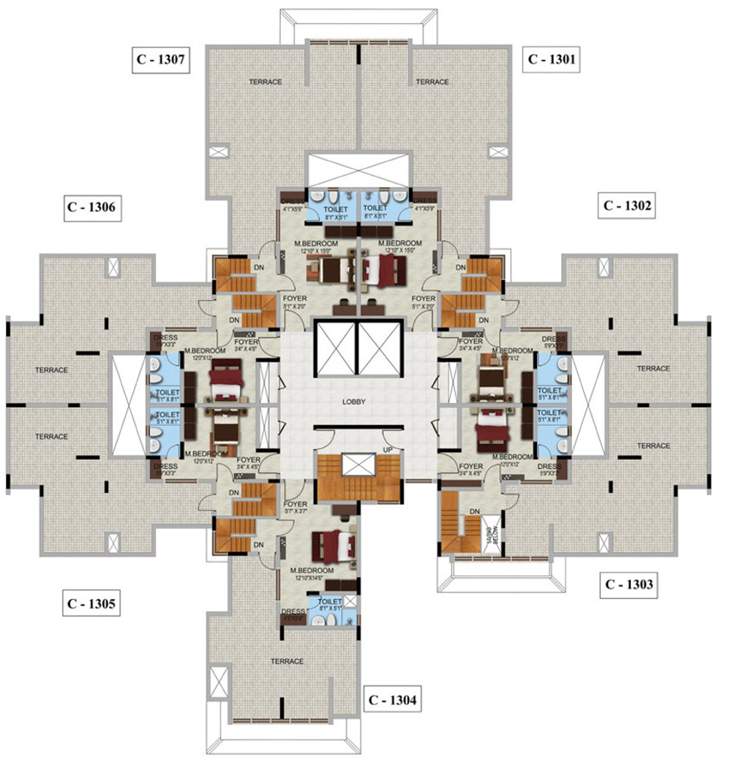 webcity Images for Cluster Plan of Mantri WebCity