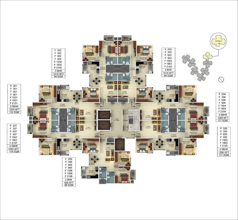 webcity Images for Cluster Plan of Mantri WebCity