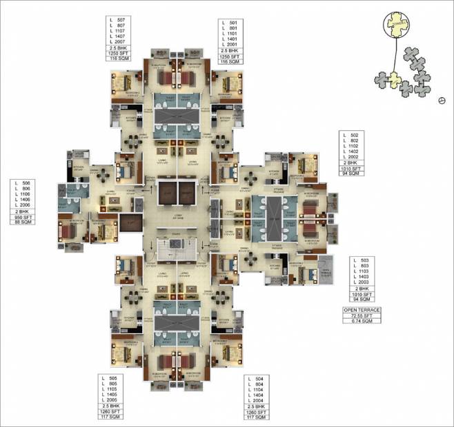  webcity Images for Cluster Plan of Mantri WebCity