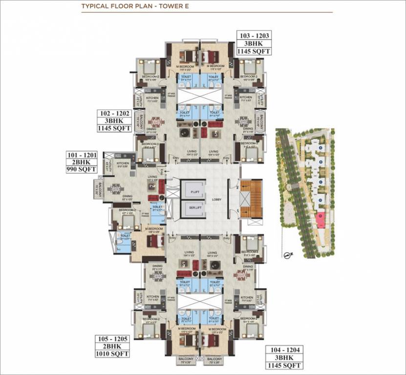 Images for Cluster Plan of Mantri WebCity