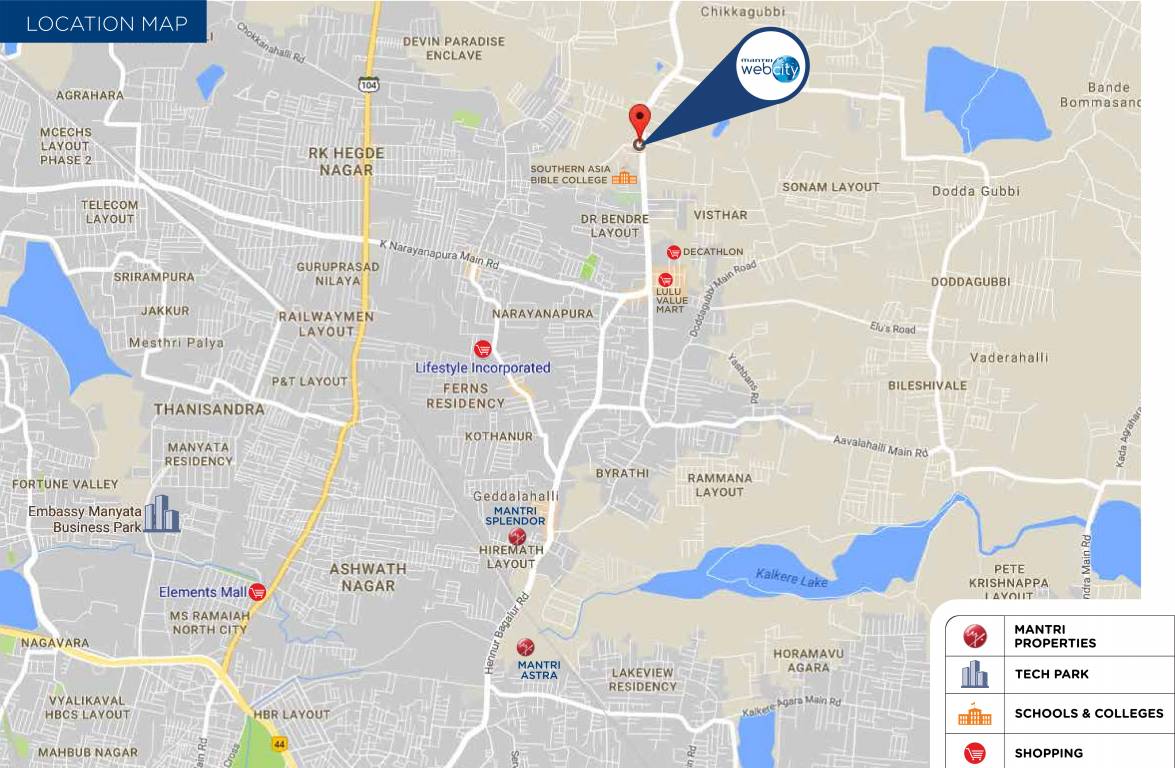 Images for Location Plan of Mantri WebCity