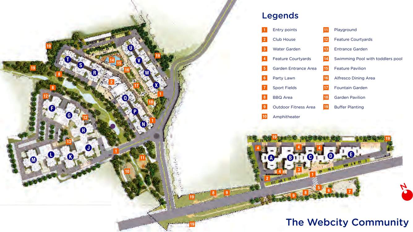 webcity Images for Master Plan of Mantri WebCity