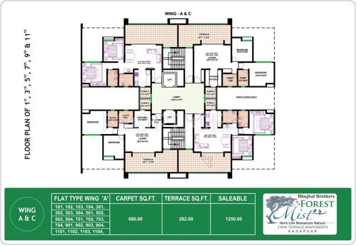 Images for Cluster Plan of Bhujbal Forest Mist