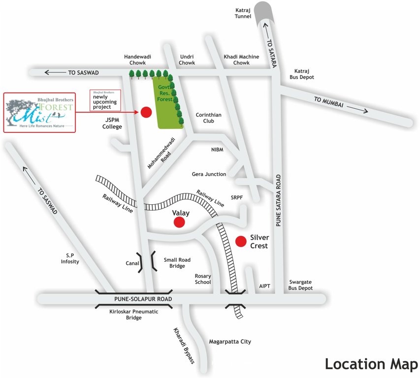 Images for Location Plan of Bhujbal Forest Mist