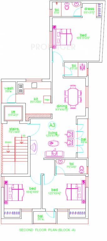 Images for Cluster Plan of Hitech Properties Kamala Homes
