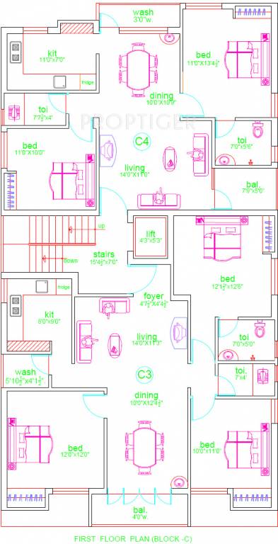 Images for Cluster Plan of Hitech Properties Kamala Homes