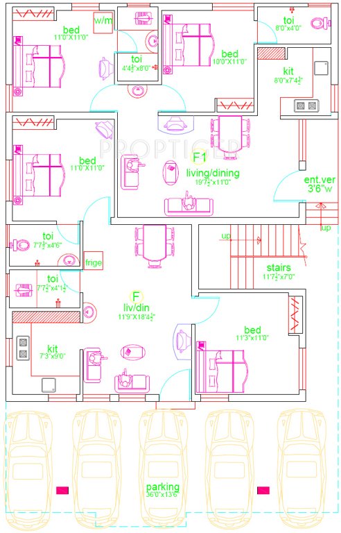 Images for Cluster Plan of Hitech Properties Kamala Homes